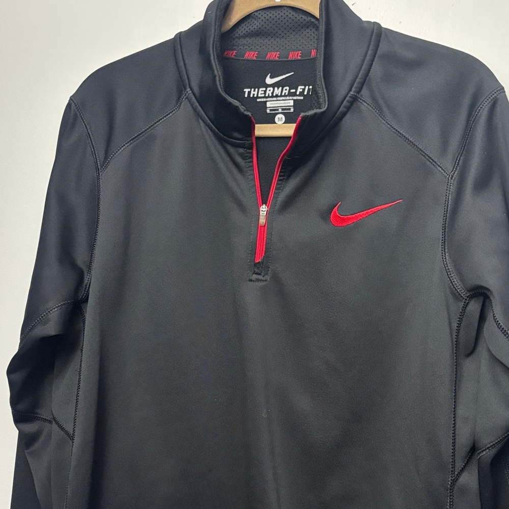 Nike Therma-Fit Black and Red Performance Jacket